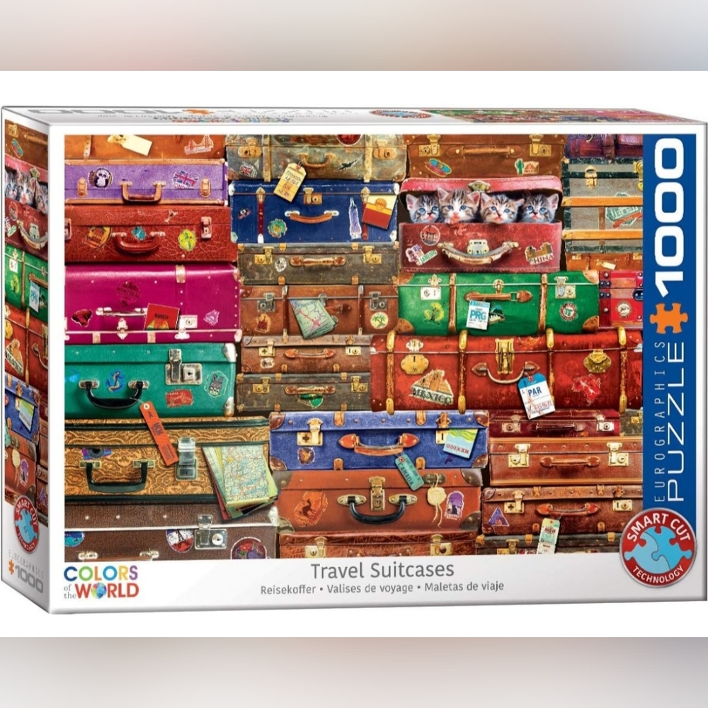 Eurographics Puzzle "Travel Suitcases" 1000 Pieces